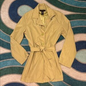 Geoffrey Beene 90s Lime Green Trench (One Owner)